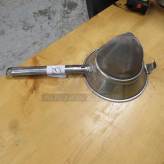 One Stainless Steel Mesh Strainer.