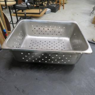 One 1/2 Size 4 Inch Deep Perforated Hotel Pan.