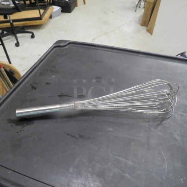 One Stainless Steel 16 Inch Whip. - Image 1 of 1