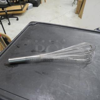 One Stainless Steel 16 Inch Whip.