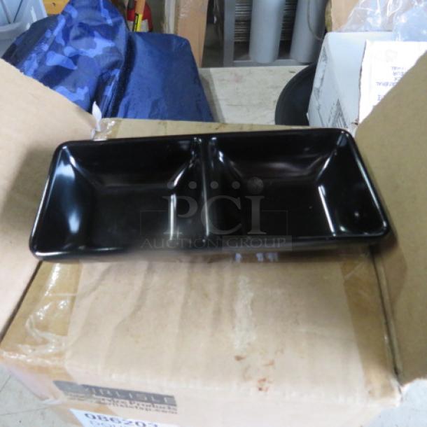 NEW Carlisle Double Square Black Ramekin. #86203. 12XBID - Image 1 of 2