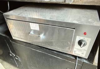 One Stainless Steel Gold Medal Bun Warmer Drawer. 120 Volt. Model# 8117. 26X17X10.5. $723.99.
