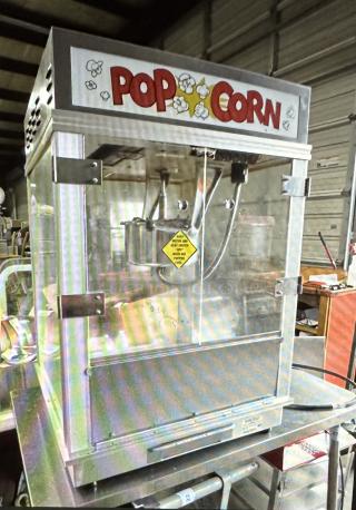One Gold Medal Econo Pop 16 Popcorn Machine. Model# 2024. 120 Volt. 28X28X40