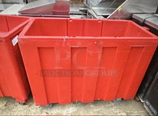 One IRP Merchandiser With Under Shelf On Casters. 50.5X24X37