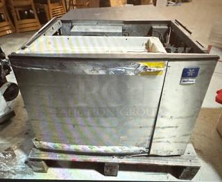 One Manitowic Ice Maker. Model# SY0454A. Unable To Test. 115 Volt. 30X24X31. Missing Top Panel.
