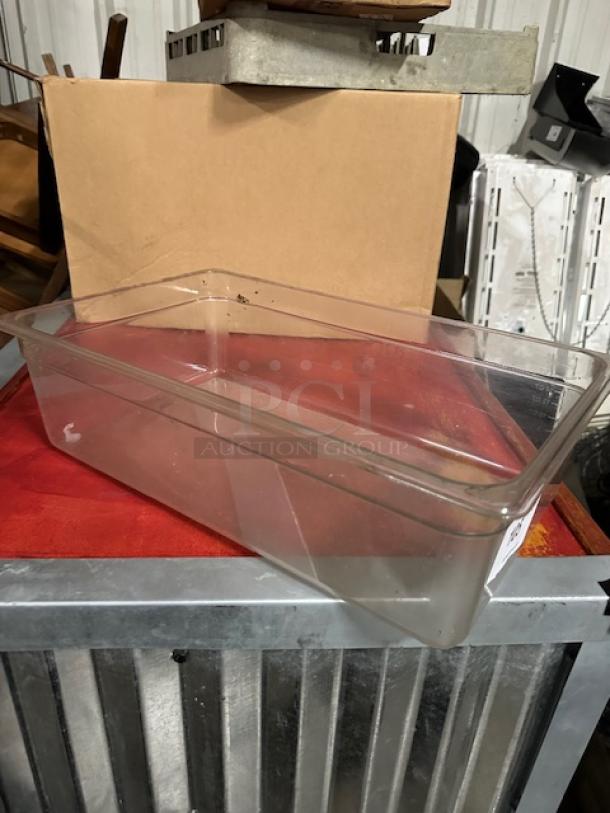 One Full Size 6 Inch Deep Food Storage Container. - Image 1 of 1