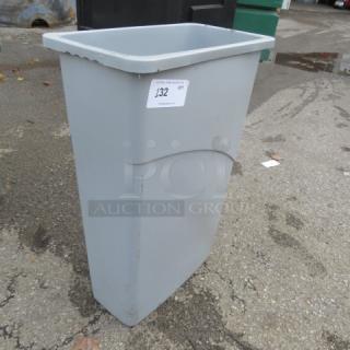 One Slim Jim Trash Can.