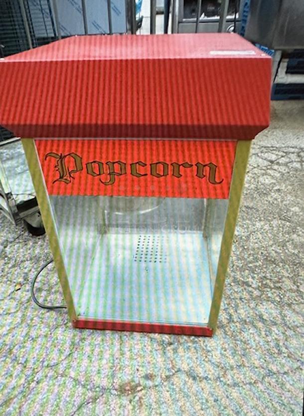 One Gold Medal Fun Pop Popcorn Machine. Model# 2408. 120 Volt. 19.5X19.5X30 - Image 1 of 2