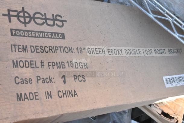 Chrome Finish Wire Shelving Unit on Commercial Casters w/ Contents Including Various Racks, Faucets, Metal.  BUYER MUST DISMANTLE. PCI CANNOT DISMANTLE FOR SHIPPING. PLEASE CONSIDER FREIGHT CHARGES. - Image 14 of 18