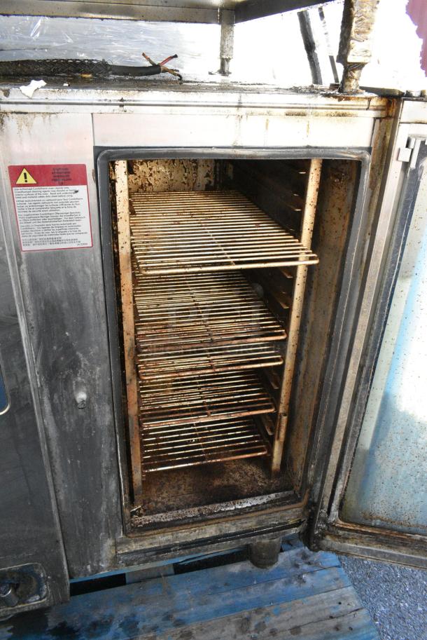 2019 Alto Shaam CTP10-10E Stainless Steel Commercial Electric Powered Combi Convection Oven w/ Equipment Stand. 208-240 Volts, 3 Phase. - Image 5 of 8