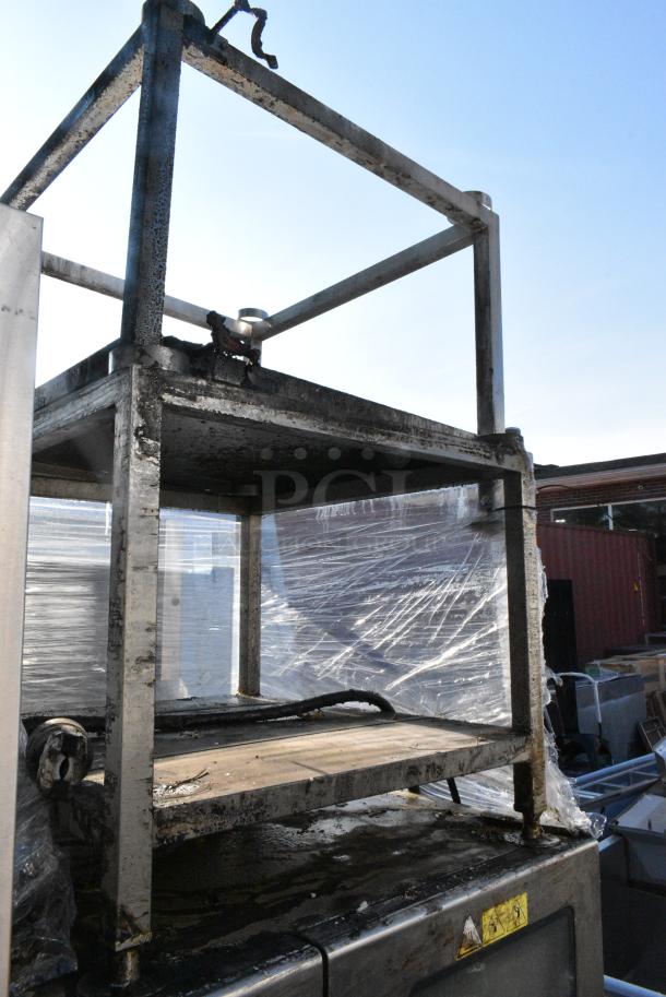 2019 Alto Shaam CTP10-10E Stainless Steel Commercial Electric Powered Combi Convection Oven w/ Equipment Stand. 208-240 Volts, 3 Phase. - Image 8 of 8