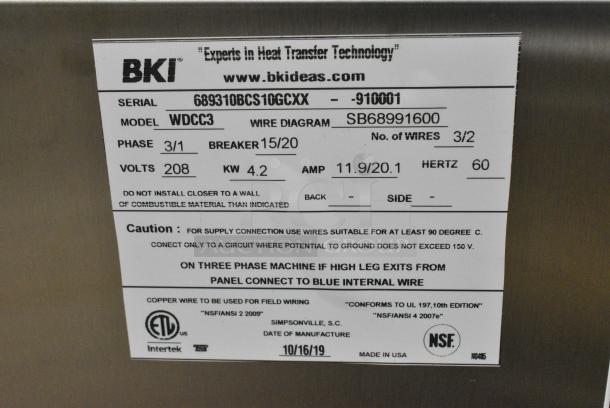 BRAND NEW! BKI WDCC3 Deli Display Case Merchandiser. 230 Volts, 1/3 Phase. - Image 12 of 12