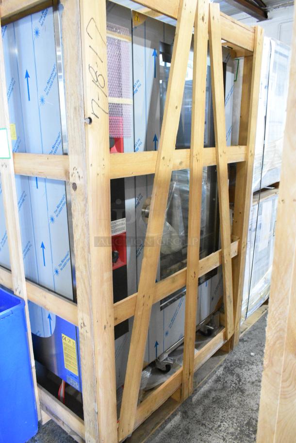BRAND NEW IN CRATE! BKI AETE202R Stainless Steel Commercial Electric Powered Combi Convection Oven. 208 Volts, 3 Phase. - Image 2 of 11