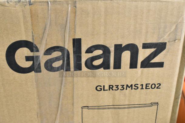 BRAND NEW SCRATCH AND DENT! Galanz GLR33MS1E02 Stainless Steel 3.3 Cu ft One Door Mini Fridge. 115 Volts, 1 Phase. - Image 3 of 3