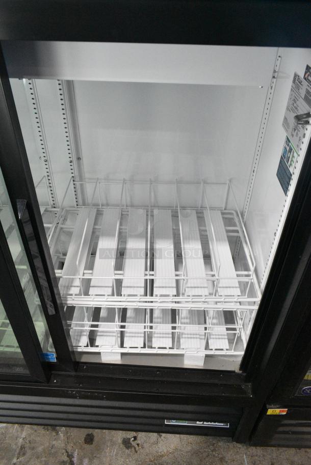 2024 True GDM-41SL-48-HC-LD Metal Commercial 2 Door Reach In Cooler Merchandiser w/ Poly Coated Racks. 115 Volts, 1 Phase. Tested and Working! - Image 5 of 6