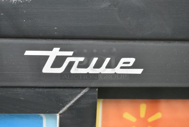 2017 True GDM-41SL-48-HC-LD Metal Commercial 2 Door Reach In Cooler Merchandiser w/ Poly Coated Racks. 115 Volts, 1 Phase. Tested and Working! - Image 2 of 5