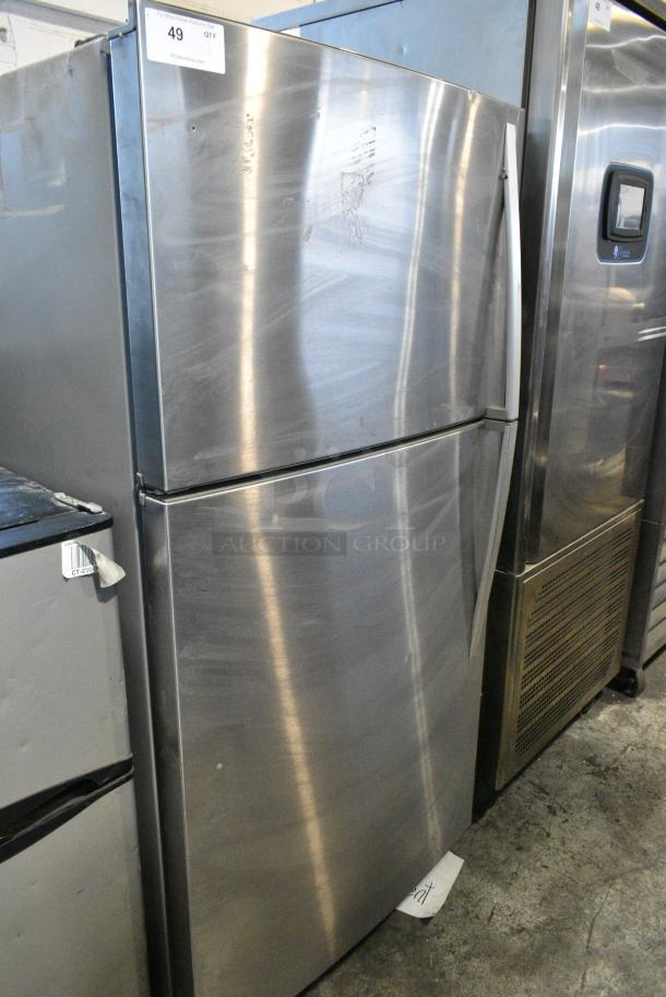 2017 Whirlpool WRT511SZDM00 Stainless Steel Cooler w/ Freezer. 115 Volts, 1 Phase. Tested and Working! - Image 1 of 7