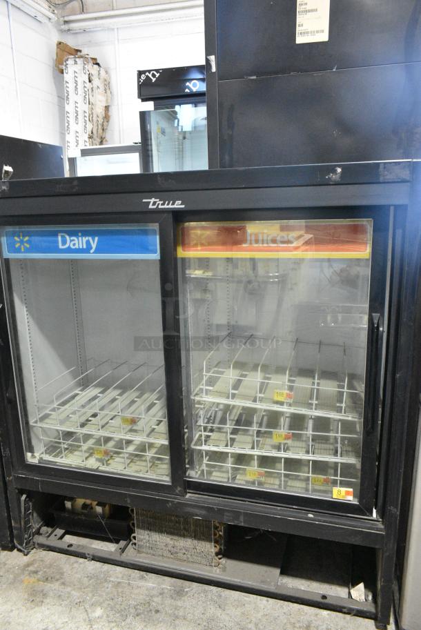 2016 True GDM-41SL-48-HC-LD Metal Commercial 2 Door Reach In Cooler Merchandiser w/ Poly Coated Racks. 115 Volts, 1 Phase. Tested and Working! - Image 1 of 6