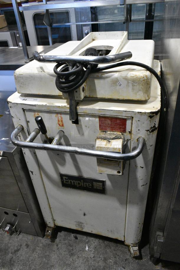 Empire Metal Commercial Floor Style Dough Divider on Commercial Casters. 208/240 Volts. - Image 1 of 5