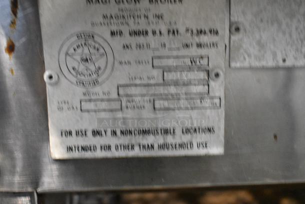 MagiKitch'n EM SMB 36 Stainless Steel Commercial Natural Gas Powered Charbroiler Grill on Commercial Casters. - Image 7 of 7