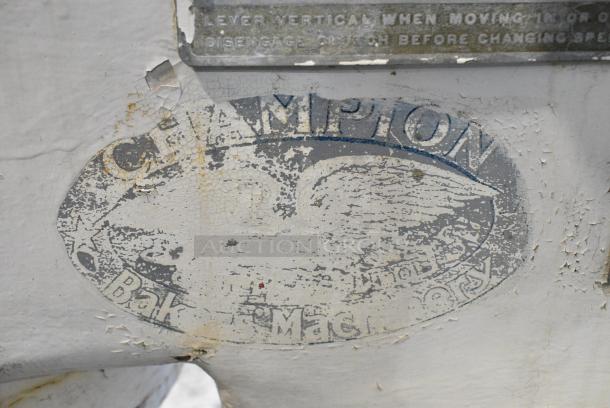 Bakers Machinery AS60QT Metal Commercial Floor Style 60 Quart Dough Mixer. w/ Pelican Head, Metal Mixing Bowl, Dough Hook and Paddle Attachments. 115/208-240 Volts. - Image 6 of 7