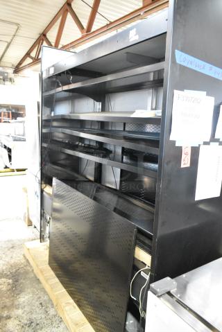 Structural Concepts B7132 Metal Commercial Open Grab N Go Merchandiser w/ Metal Shelves. Cannot Test Due To Plug Style