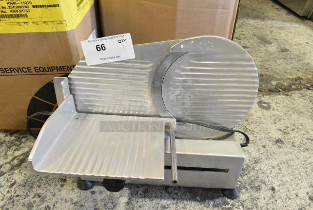 AEPi Metal Commercial Meat Slicer. 220 Volts, 1 Phase. Tested and Working! - Image 1 of 7