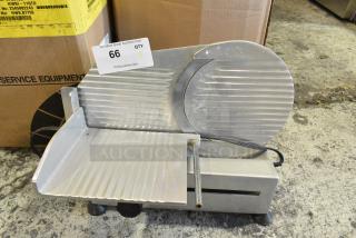 AEPi Metal Commercial Meat Slicer. 220 Volts, 1 Phase. Tested and Working!