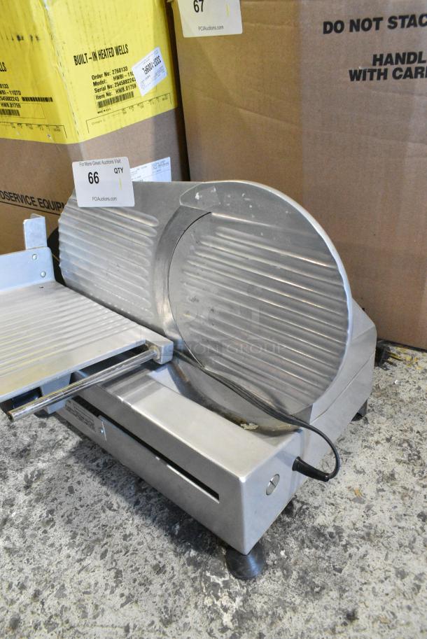 AEPi Metal Commercial Meat Slicer. 220 Volts, 1 Phase. Tested and Working! - Image 4 of 7