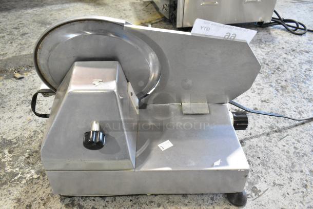 AEPi Metal Commercial Meat Slicer. 220 Volts, 1 Phase. Tested and Working! - Image 6 of 7