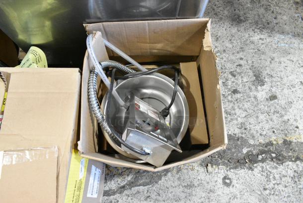 BRAND NEW IN BOX! Wells SS10ULTCIAF Stainless Steel Commercial Drop In Steam Well. 208/240 Volts, 1 Phase. - Image 3 of 5