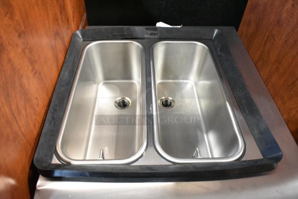 BRAND NEW SCRATCH AND DENT! 2024 Stoelting F131-38I2-SAMS Stainless Steel Commercial Air Cooled Countertop 2 Flavor w/ Twist Soft Serve Ice Cream Machine. 208-240 Volts, 1 Phase. - Image 2 of 5