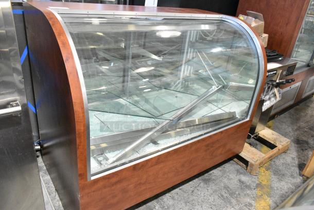 Metal Commercial Floor Style Dry Display Case Merchandiser. - Image 1 of 1