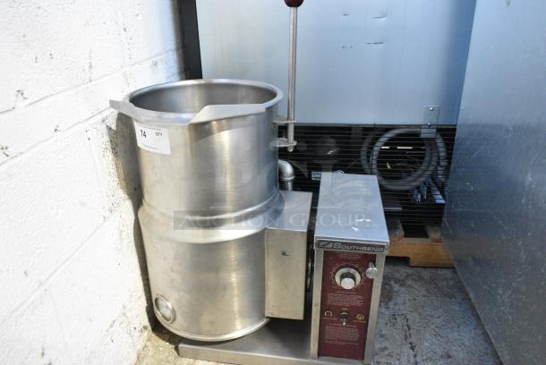 Southbend KECT-06 Stainless Steel Commercial Countertop 6 Gallon Steam Kettle Tilting Kettle. 208 Volts. - Image 1 of 5