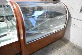 Metal Commercial Floor Style Dry Display Case Merchandiser.