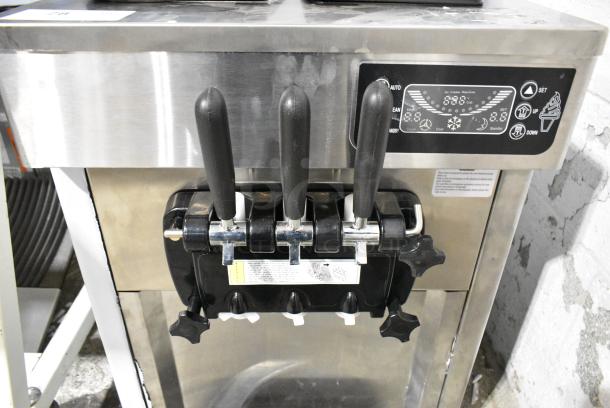 D520S Stainless Steel Commercial Countertop 2 Flavor w/ Twist Soft Serve Ice Cream Machine. 115 Volts, 1 Phase. - Image 3 of 5