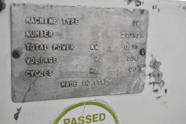 Empire FB Metal Commercial Floor Style Moulder on Commercial Casters. 220 Volts. - Image 6 of 6