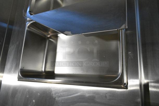 BRAND NEW SCRATCH AND DENT! AyrKing BBS-U Stainless Steel Commercial Floor Style Breading Table on Commercial Casters. 115/230 Volts, 1 Phase. - Image 6 of 9