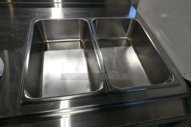 BRAND NEW SCRATCH AND DENT! AyrKing BBS-U Stainless Steel Commercial Floor Style Breading Table on Commercial Casters. 115/230 Volts, 1 Phase. - Image 7 of 9