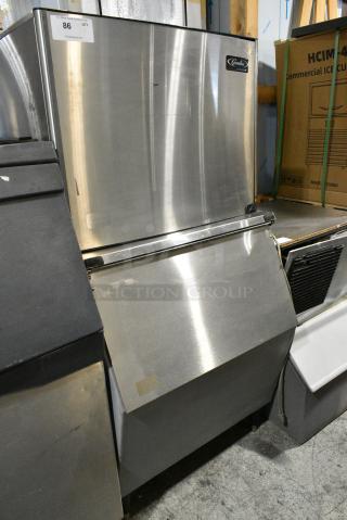 Cornelius Stainless Steel Commercial Ice Head on Commercial Bin.