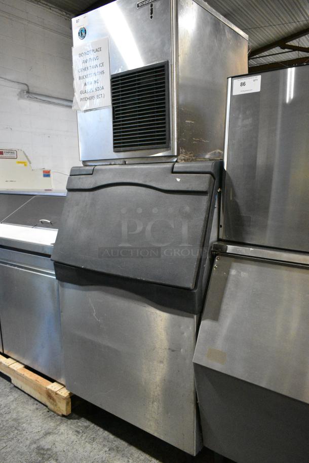 Hoshizaki F-1001MWH Stainless Steel Commercial Ice Head on Commercial Bin. 208-230 Volts, 1 Phase. - Image 1 of 7