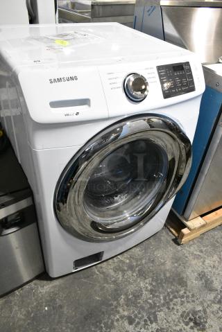 Samsung WF45N5300AW/US Metal Front Load Washer.