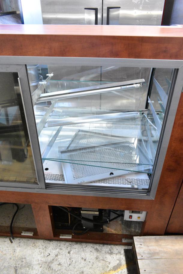 Metal Commercial Floor Style Dry Display Case Merchandiser. - Image 3 of 4