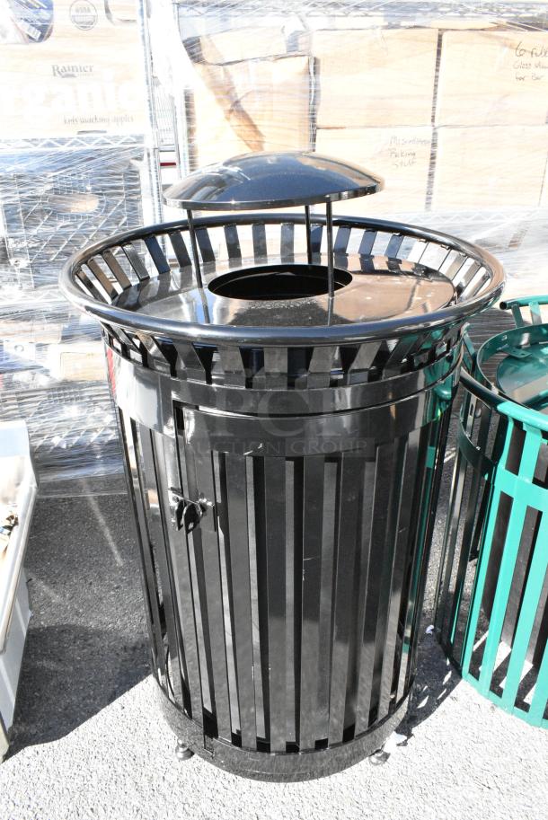 2 Metal Trash Can Shell Including 475SF36LIDGN. 2 Times Your Bid! - Image 3 of 7