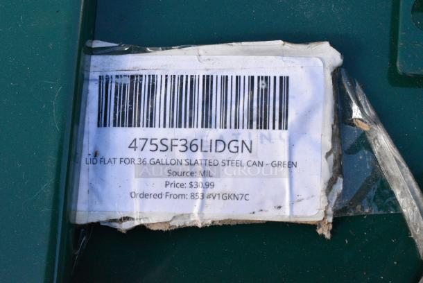 2 Metal Trash Can Shell Including 475SF36LIDGN. 2 Times Your Bid! - Image 7 of 7