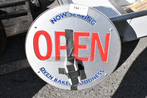 Open Sign. - Image 2 of 3