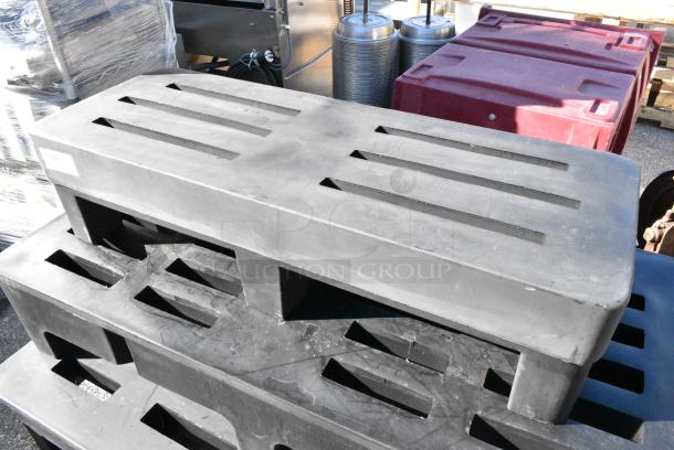 3 Various Black Poly Dunnage Racks. Includes 60x36x12. 3 Times Your Bid! - Image 2 of 4