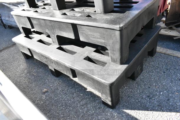 3 Various Black Poly Dunnage Racks. Includes 60x36x12. 3 Times Your Bid! - Image 4 of 4