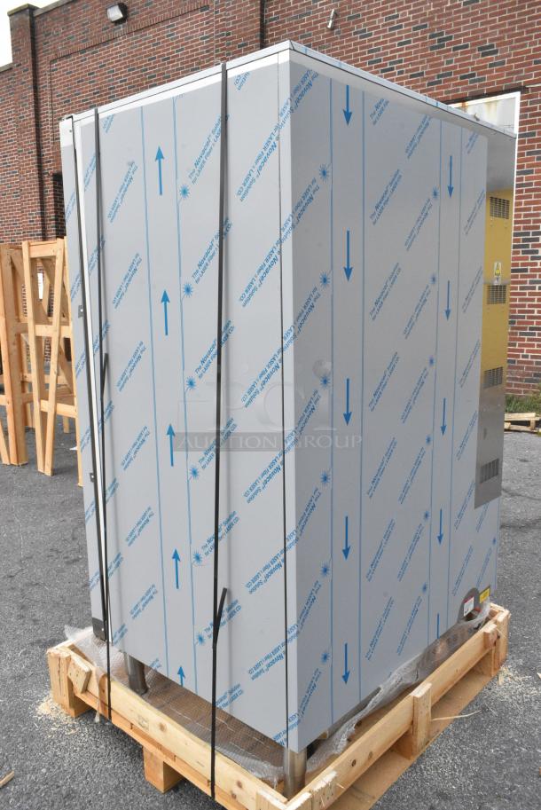 BRAND NEW IN CRATE! BKI AETE202R Stainless Steel Commercial Electric Powered Roll In Combi Convection Oven w/ Metal Pan Rack. 208 Volts, 3 Phase. - Image 7 of 9