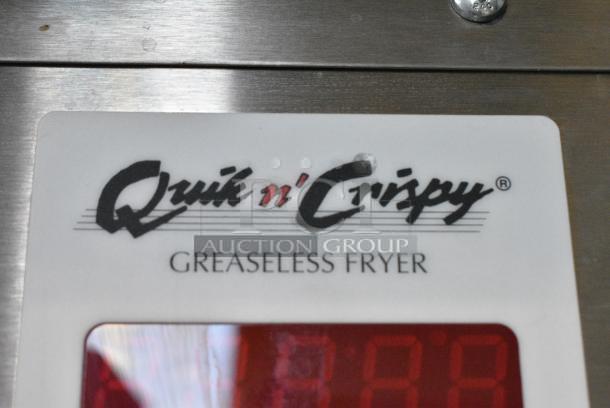 BRAND NEW SCRATCH AND DENT! QNC GF5 Stainless Steel Commercial Countertop Electric Powered Ventless Greaseless Quik N Crispy Fryer.  208-240 Volts. - Image 3 of 6